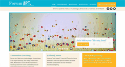 Desktop Screenshot of forumart.nl